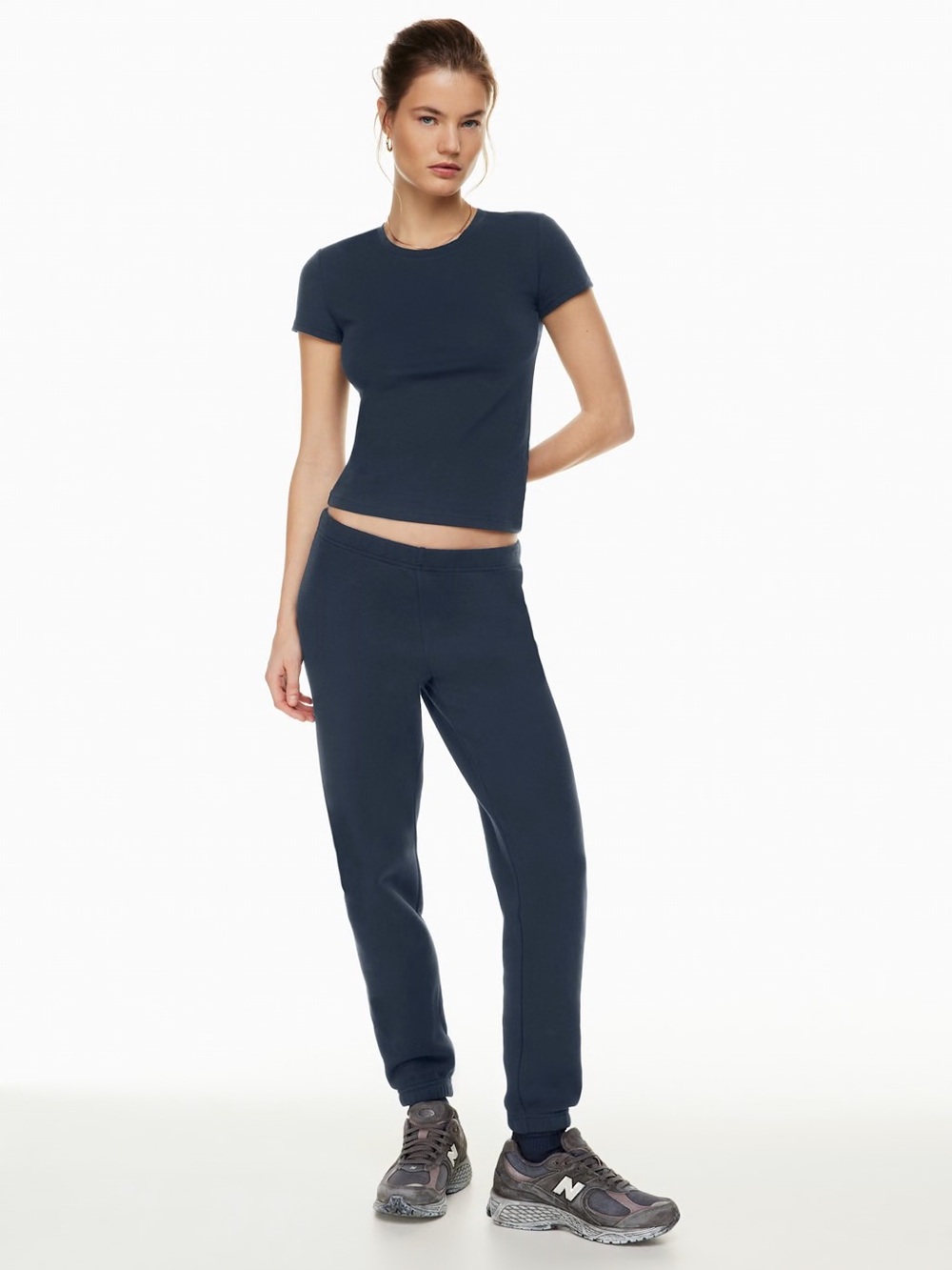 ARITZIA TNA Cozy SweatFleece Lo-Rise Sweatpant SnugFit | SIZE XS - ADMIRAL  BLUE